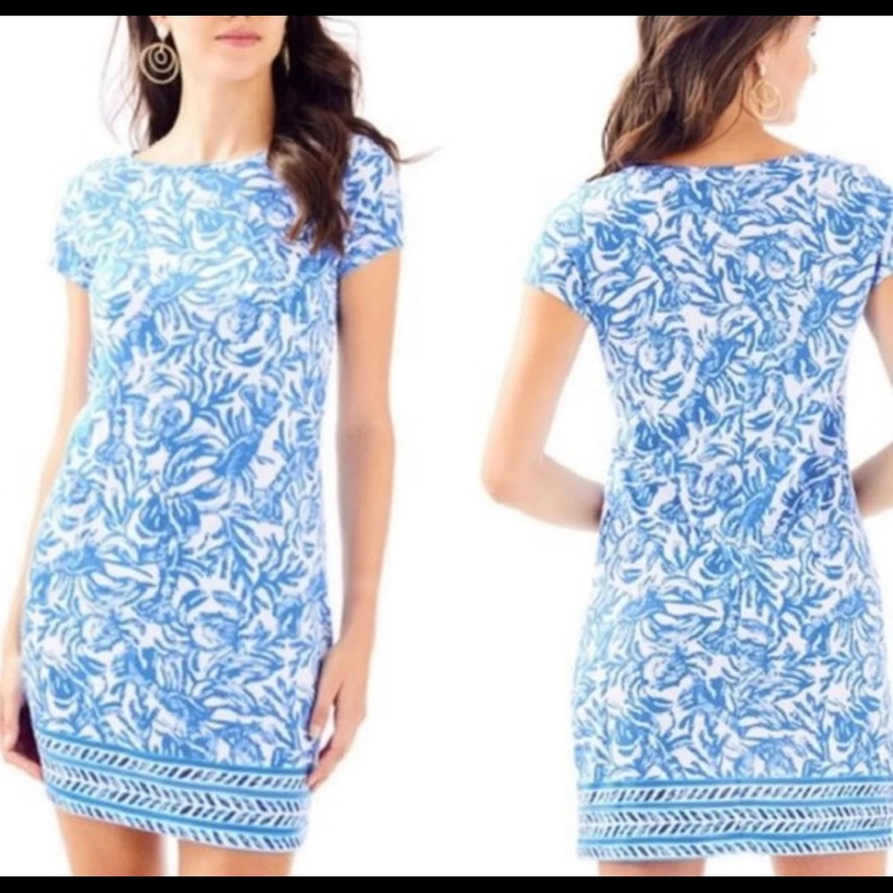 Lilly Pulitzer t shirt dress on a roll lobster